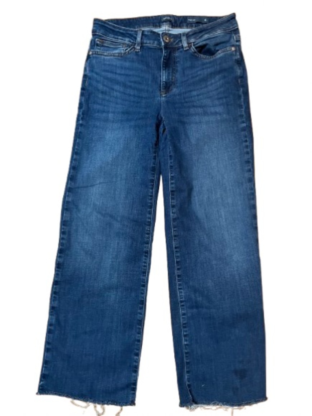 J. Jill Wide Leg Blue Denim Jeans Size 6P